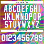 Custom Colorful Psychedelic 3D Fluid Art Baseball Jersey - Unique Abstract Design Custom 3D Pattern Design Abstract Colorful