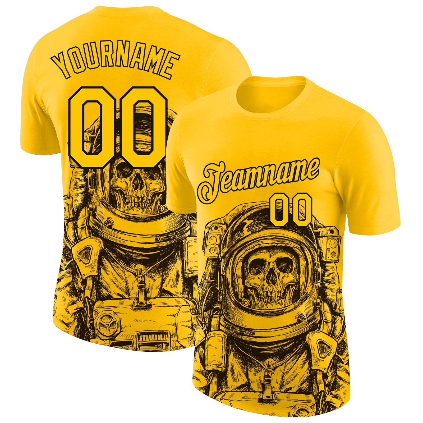 Custom 3D Pattern Design Astronaut Performance T-Shirt Style 7575 Custom 3D Astronaut Design Performance T-Shirt for Men, Style 7575 Custom 3D Pattern Design Astronaut Performance T-Shirt
