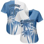 Hawaii Coconut Trees Custom 3D Pattern Baseball Jersey Authentic Style 6098 Custom 3D Pattern Design Hawaii Coconut Trees