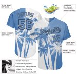 Hawaii Coconut Trees Custom 3D Pattern Baseball Jersey Authentic Style 6098 Custom 3D Pattern Design Hawaii Coconut Trees