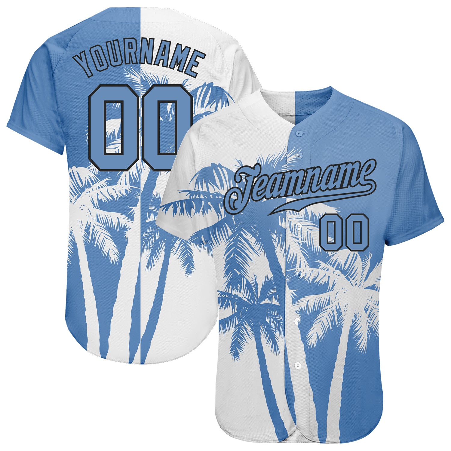 Custom 3D Pattern Design Hawaii Coconut Trees Authentic Baseball Jersey Style 6098 Hawaii Coconut Trees Custom 3D Pattern Baseball Jersey Authentic Style 6098 Custom 3D Pattern Design Hawaii Coconut Trees