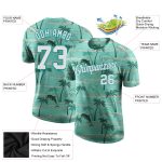 Hawaii Palm Trees 3D Pattern Performance T-Shirt Custom Design for Men and Women Custom 3D Pattern Design Hawaii Palm Trees