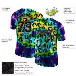 Leopard Performance T-Shirt with Custom 3D Pattern Design - Style 4173 Custom 3D Pattern Design Leopard Performance T-Shirt