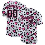 Leopard Print Performance T-Shirt with Custom 3D Pattern Design - Style 8319 Custom 3D Pattern Design Leopard Performance