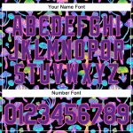 Psychedelic Magic Mushrooms 3D Pattern Design Authentic Baseball Jersey Custom 3D Pattern Design Magic Mushrooms Psychedelic