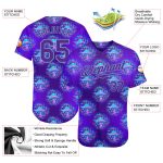 Magic Mushrooms Psychedelic 3D Pattern Design Authentic Baseball Jersey Style 5498 Custom 3D Pattern Design Magic Mushrooms