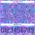 Magic Mushrooms Psychedelic 3D Pattern Authentic Baseball Jersey - Unique Design 9256 Custom 3D Pattern Design Magic Mushrooms