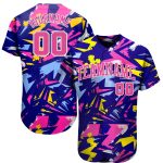 3D Pattern Design Baseball Jersey for Music Festival - Custom Authentic Gear Custom 3D Pattern Design Music Festival Authentic