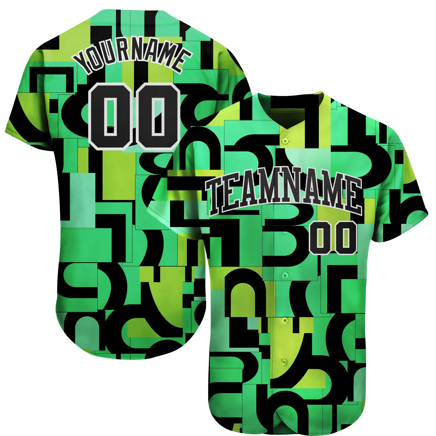 Custom 3D Pattern Music Festival Baseball Jersey Authentic Style 2653 Custom 3D Pattern Design Music Festival Authentic Baseball