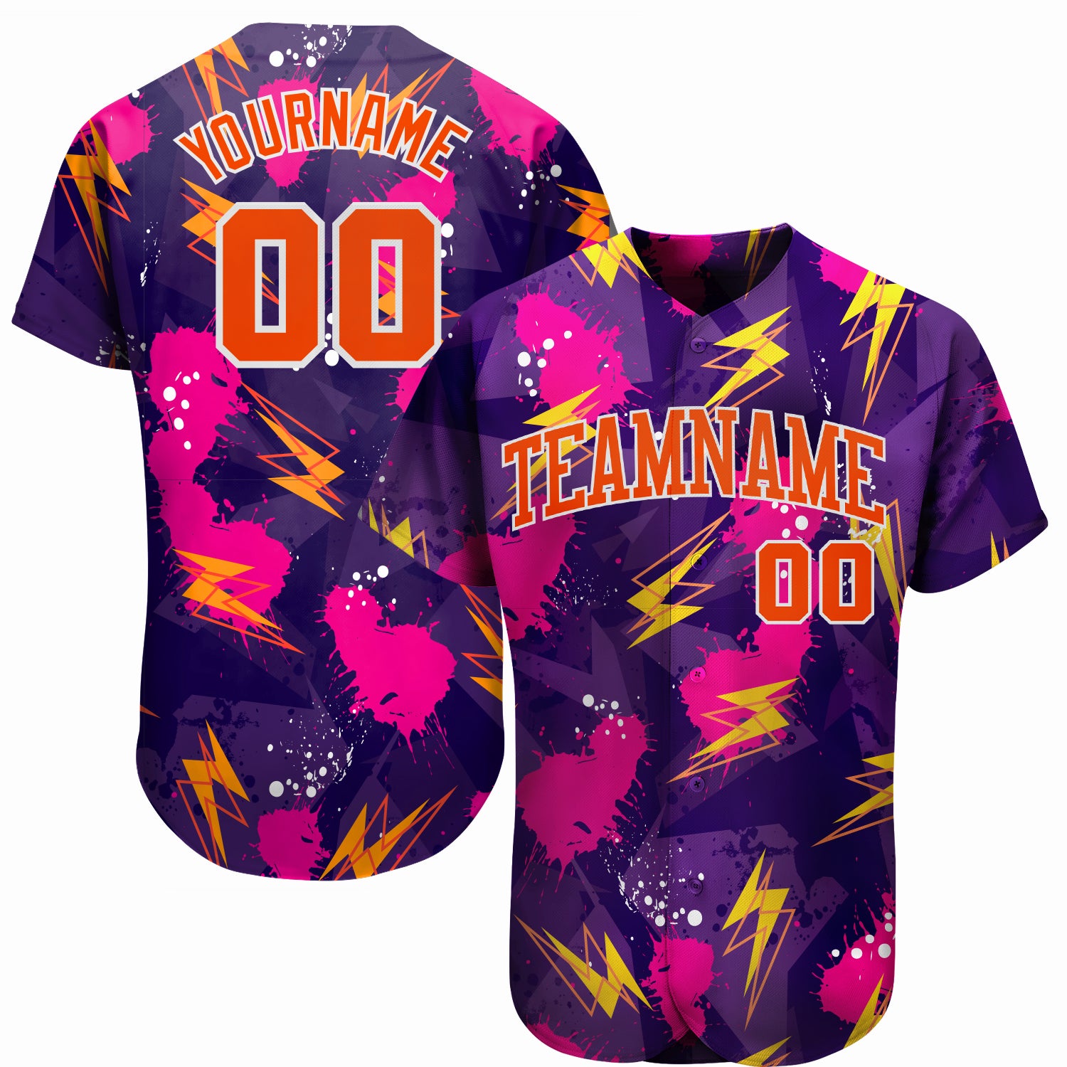 Custom 3D Pattern Design Music Festival Authentic Baseball Jersey Style 4686 3D Pattern Music Festival Baseball Jersey Custom Design Style 4686 Custom 3D Pattern Design Music Festival Authentic Baseball