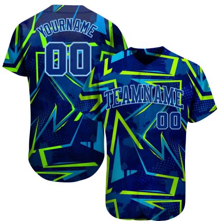 3D Pattern Design Baseball Jersey for Music Festival | Custom Style 8521 Custom 3D Pattern Design Music Festival Authentic