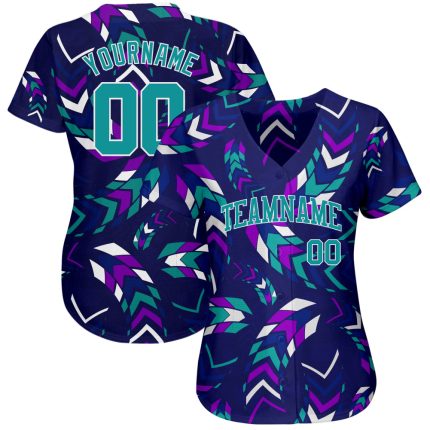 Custom 3D Pattern Music Festival Baseball Jersey Authentic Style 9241 Custom 3D Pattern Design Music Festival Authentic Baseball