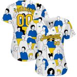Patriot of Ukraine Custom 3D Pattern Baseball Jersey - Authentic Sports Apparel Custom 3D Pattern Design Patriot Of Ukraine
