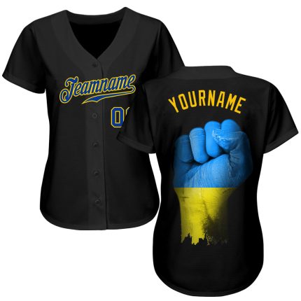 Ukraine Patriotic Solidarity 3D Pattern Baseball Jersey - Authentic Design for Togetherness Custom 3D Pattern Design Solidarity