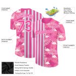 Tropical Flamingo 3D Pattern Performance T-Shirt, Custom Design for Men and Women Custom 3D Pattern Design Tropical Famingo