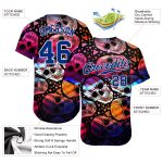Halloween Skulls Custom 3D Pattern Baseball Jersey - Authentic Design for Fans and Collectors Custom 3D Pattern Halloween