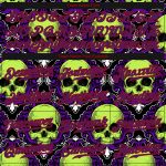 Custom Halloween Skulls 3D Pattern Baseball Jersey - Authentic Style 9299 Custom 3D Pattern Halloween Skulls Authentic Baseball