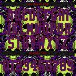 Custom Halloween Skulls 3D Pattern Baseball Jersey - Authentic Style 9299 Custom 3D Pattern Halloween Skulls Authentic Baseball