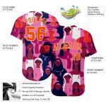3D Pink Ribbon Breast Cancer Awareness Jersey for Women Health Care Support - Authentic Baseball Style 6790 Custom 3D Pink