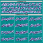 Aqua Purple White Custom Baseball Jersey - Authentic Design for Fans Custom Aqua Purple-White Authentic Baseball Jersey