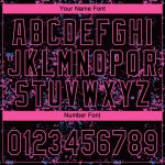 Custom Black Pink 3D Pattern Baseball Jersey - Authentic Design for Fans and Players Custom Black Black-Pink 3D Pattern Design