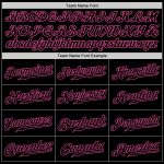 Custom Black Pink Baseball Jersey - Authentic Design for Sports Fans Custom Black Black-Pink Authentic Baseball Jersey