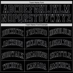 Custom Black Silver Gray Authentic Basketball Jersey - Throwback Style Custom Black Black-Silver Gray Authentic Throwback