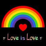 Pride Month Custom Black Gold-Red Rainbow Love Is Love Baseball Jersey LGBT Authentic Custom Black Gold-Red Rainbow For Pride