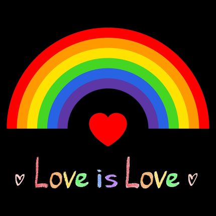 Pride Month Custom Black Gold-Red Rainbow Love Is Love Baseball Jersey LGBT Authentic Custom Black Gold-Red Rainbow For Pride