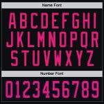 Custom Black Hot Pink Purple Hockey Jersey for Men and Women - Personalized Apparel Custom Black Hot Pink-Purple Hockey Jersey