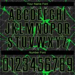Custom Sublimation Soccer Jersey - Black Neon Green Uniform Custom Black Neon Green Sublimation Soccer Uniform Jersey