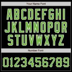 Custom Black Neon Green White Baseball Jersey - Authentic Design, Perfect for Fans and Players Custom Black Neon Green-White