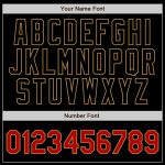 Custom Black Red Old Gold Pinstripe Baseball Jersey - Authentic Design Custom Black Old Gold Pinstripe Red-Old Gold Authentic