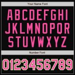 Black Pink Neon Green Custom Varsity Letterman Bomber Full-Snap Jacket Custom Black Pink-Neon Green Bomber Full-Snap Varsity