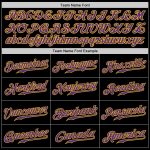 Custom Black Purple Gold Baseball Jersey - Authentic Design, Personalized Style Custom Black Purple-Gold Authentic Baseball