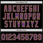 Custom Black Purple Gold Baseball Jersey - Authentic Design, Personalized Style Custom Black Purple-Gold Authentic Baseball
