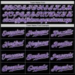 Custom Black Purple White Authentic Baseball Jersey - Style 5557 Custom Black Purple-White Authentic Baseball Jersey Style