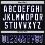 Custom Black Purple White Hockey Jersey - Style 5164 - Personalized Team Apparel Custom Black Purple-White Hockey Jersey