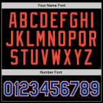 Custom Black Orange Basketball Jersey - Authentic Throwback Design Custom Black Royal-Orange Authentic Throwback Basketball