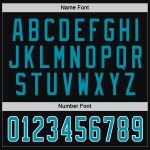 Personalized Black Teal White Hockey Jersey for Custom Team Apparel Custom Black Teal-White Hockey Jersey