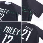 Neon Green Black White Custom Soccer Jersey Sublimation Uniform for Teams Custom Black White-Neon Green Sublimation Soccer