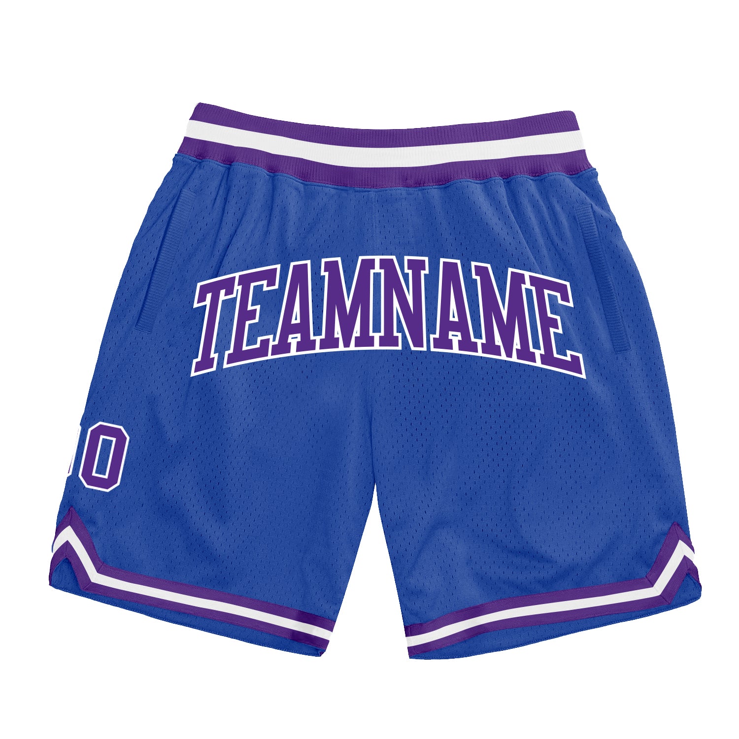 Custom Blue Purple-White Authentic Throwback Basketball Shorts Authentic Custom Basketball Shorts in Blue Purple White Throwback Style Custom Blue Purple-White Authentic Throwback Basketball