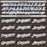 Custom Authentic Baseball Jersey - Brown White Light Blue Design, Made to Order, Comfortable Fit Custom Brown White-Light