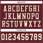 Custom Burgundy Cream Mesh Football Jersey - Authentic Team Gear Custom Burgundy Cream Mesh Authentic Football Jersey