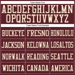 Custom Burgundy Cream Mesh Football Jersey - Authentic Team Gear Custom Burgundy Cream Mesh Authentic Football Jersey
