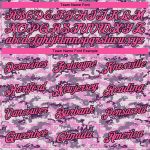 Camo Pink Black Performance Long Sleeve T-Shirt for Salute to Service Custom Camo Pink-Black Salute To Service Long Sleeve