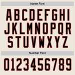 Black-Orange Custom Hockey Jersey - Personalized Cream Jersey for Fans Custom Cream Black-Orange Hockey Jersey