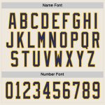 Custom Navy-Gold Hockey Jersey | Personalized Cream Hockey Team Apparel Custom Cream Navy-Gold Hockey Jersey