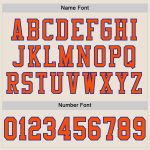 Custom Authentic Football Jersey - Cream Orange-Royal Mesh Design Custom Cream Orange-Royal Mesh Authentic Football Jersey