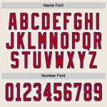 Custom Red-Royal Hockey Jersey - Personalized Cream Team Jersey for Fans Custom Cream Red-Royal Hockey Jersey